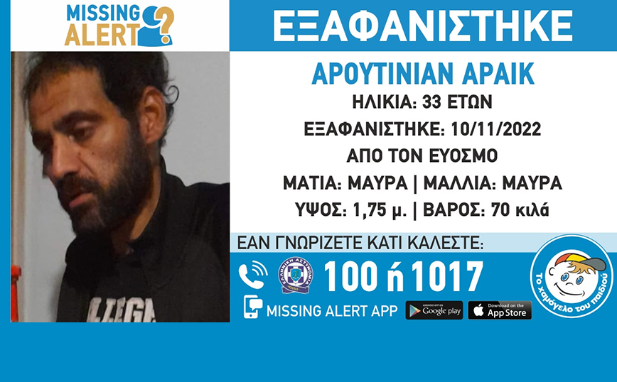 Θεσσαλονίκη: Νέα στοιχεία για τον 33χρονο που εξαφανίστηκε από τον Εύοσμο &#8211; Εντοπίστηκε το αυτοκίνητό του