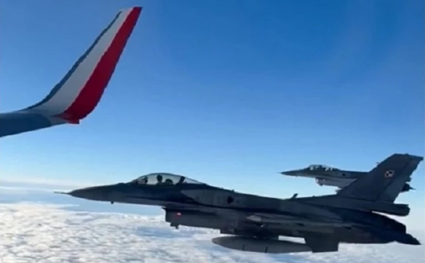 Μουντιάλ 2022: Με συνοδεία δύο F-16 πέταξε η αποστολή της Πολωνίας για το Κατάρ