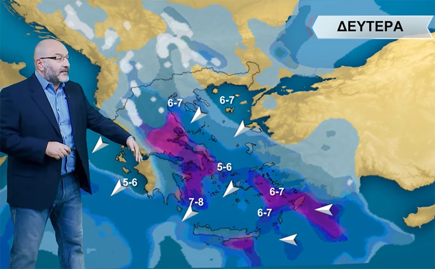Σάκης Αρναούτογλου: Ραγδαία αλλαγή του καιρού τη Δευτέρα &#8211; Οι πρώτες εκτιμήσεις και οι περιοχές που θα επηρεαστούν