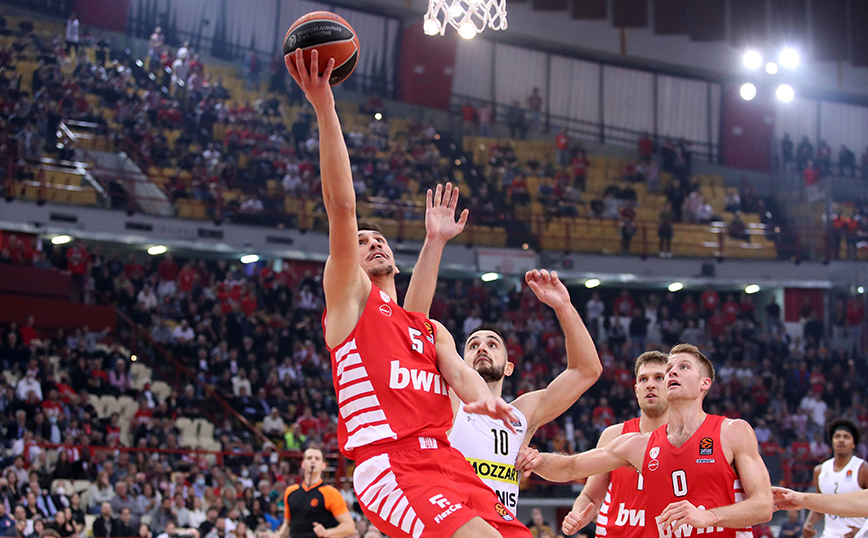 Euroleague: Ο Ολυμπιακός νίκησε την Παρτιζάν και ανέβηκε στο 5-2