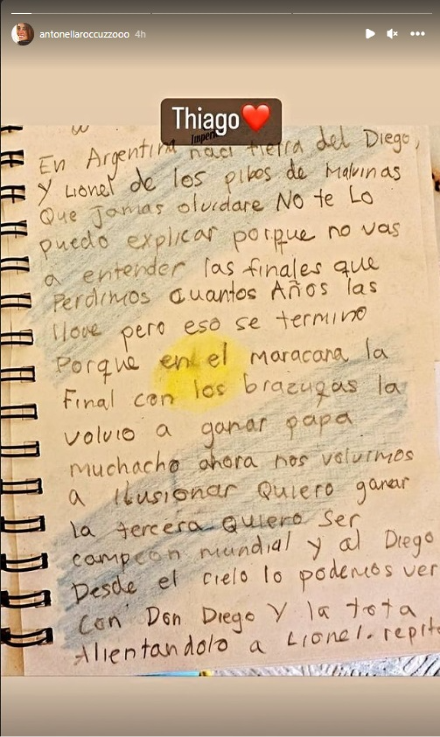 Γράμμα στον Μέσι από τον γιο του Γράμμα στον Μέσι από τον γιο του