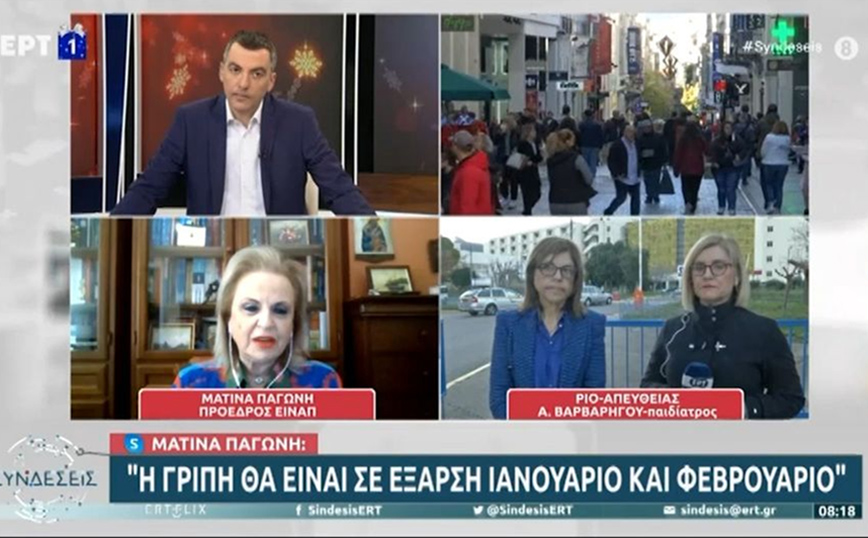 Παγώνη: Σε έξαρση τον Ιανουάριο και τον Φεβρουάριο η γρίπη &#8211; Είναι η εποχή των ιώσεων