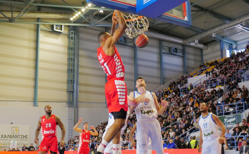 Basket League: Εύκολη νίκη για τον Ολυμπιακό στην Καρδίτσα &#8211; Δείτε highlights