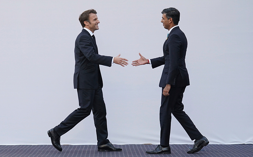 Ρίσι Σούνακ - Εμανουέλ Μακρόν