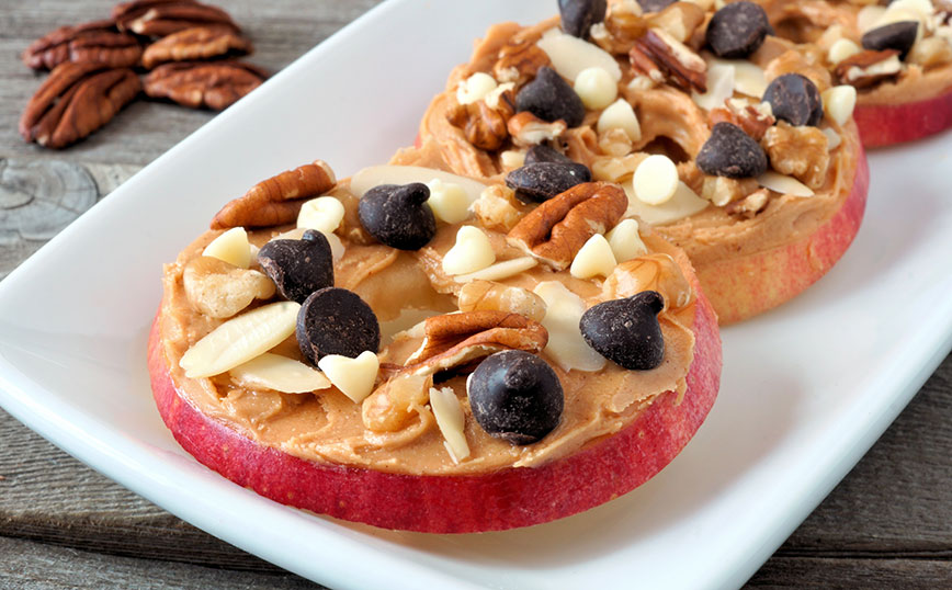 υγιεινό σνακ μήλου υγιεινό σνακ μήλου