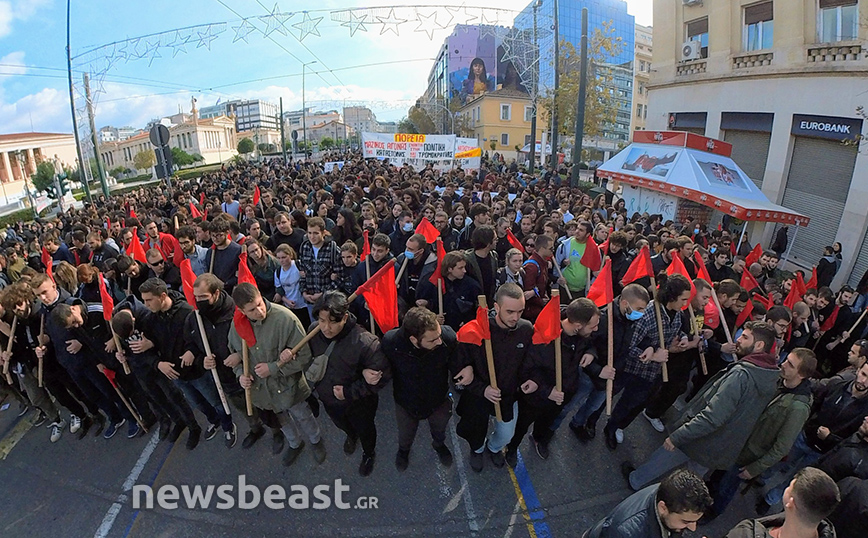 Επέτειος Αλέξη Γρηγορόπουλου: Άνοιξε το κέντρο της Αθήνας, προληπτικές προσαγωγές πριν την πορεία – Δείτε φωτογραφίες