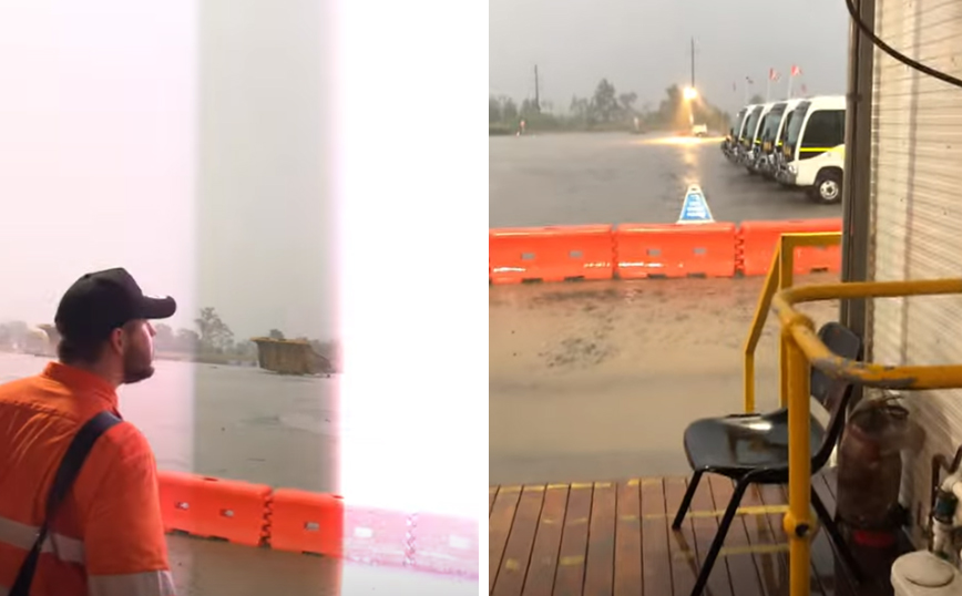 Βλέπουν κεραυνό να πέφτει σε απόσταση αναπνοής