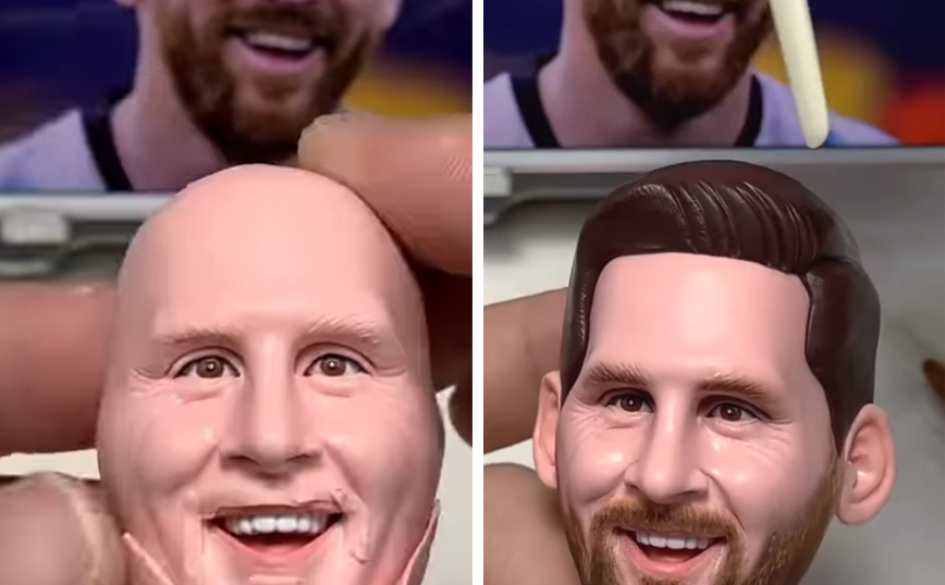 Φτιάχνοντας τον Μέσι από πολυμερικό πηλό