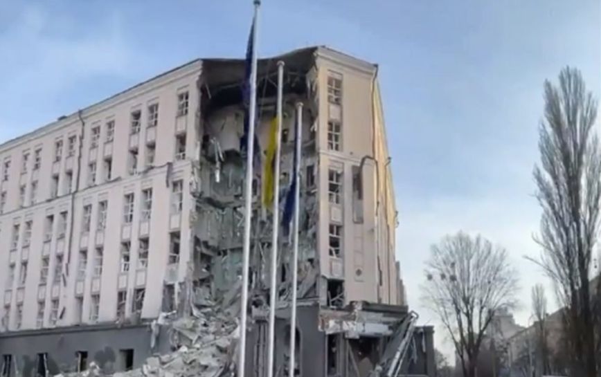 Πόλεμος στην Ουκρανία: Δέκα εκρήξεις στο Κίεβο &#8211; Πληροφορίες ότι καταστράφηκε ξενοδοχείο