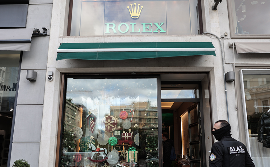 Ληστεία στη Rolex: Άρπαξαν 23 ρολόγια σε κάτι περισσότερο από 60 δευτερόλεπτα