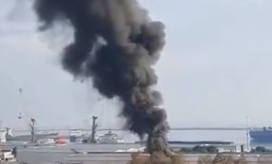 Τουρκία: Έκρηξη και φωτιά στο λιμάνι της Σαμψούντας