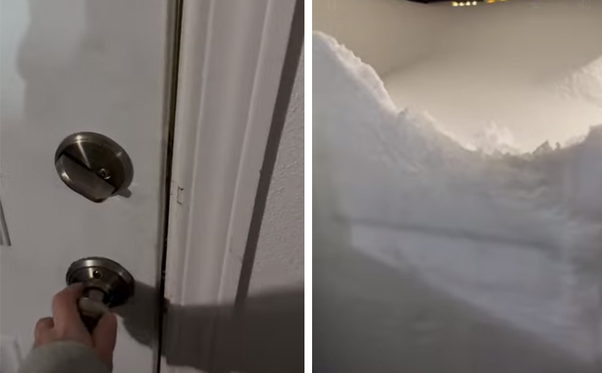 Κάπως έτσι αποκτά νόημα η φράση «θαμμένος στο χιόνι»