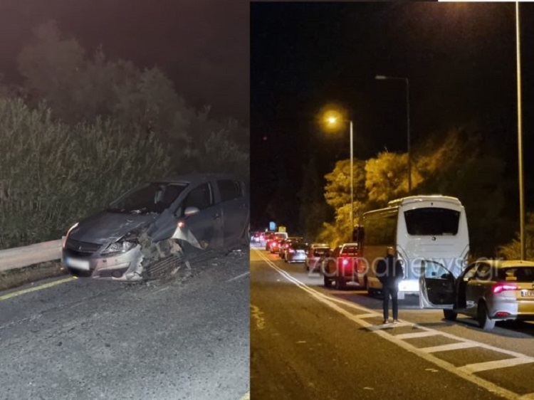 Κρήτη: Καραμπόλα με έξι αυτοκίνητα και έναν τραυματία