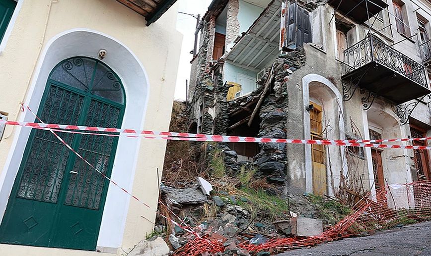 Λέσβος: Ολοκληρώθηκαν οι αυτοψίες στις πληγείσες περιοχές από τον ισχυρό σεισμό