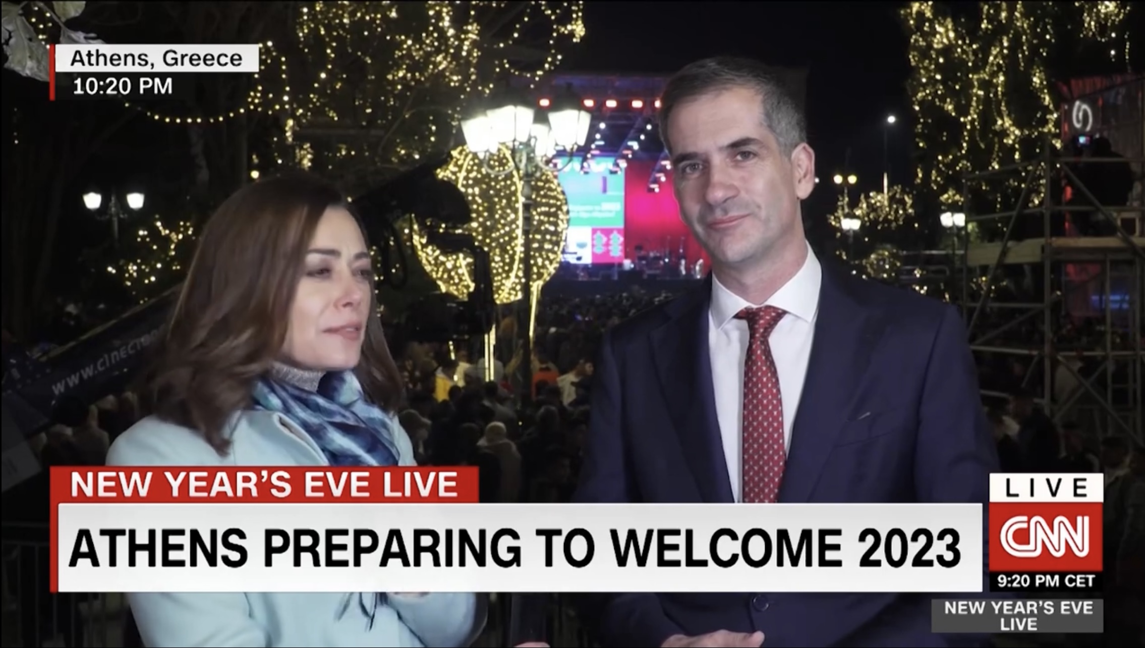 Το CNN «ξεχώρισε» φέτος την Πρωτοχρονιά της Αθήνας