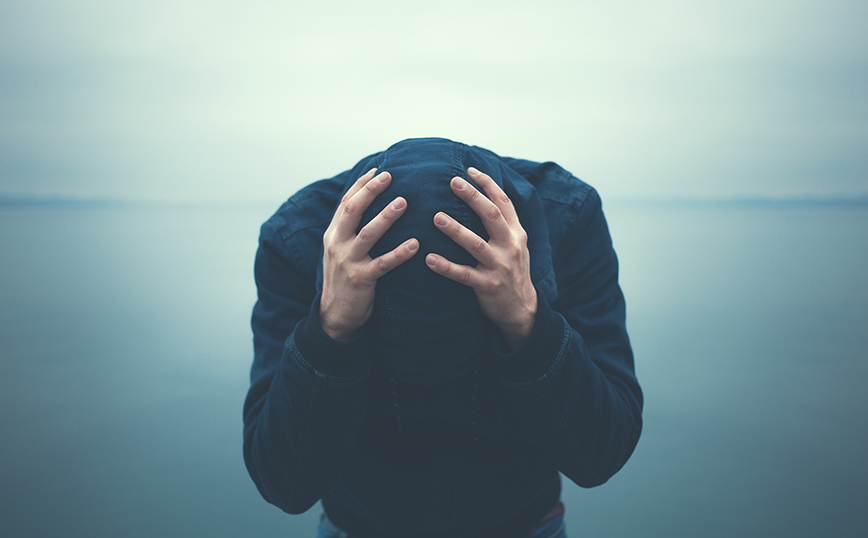 Άνδρας σε απόγνωση