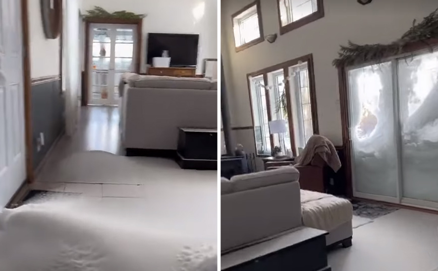 Όταν ο χειμώνας σου χτυπάει κυριολεκτικά την πόρτα