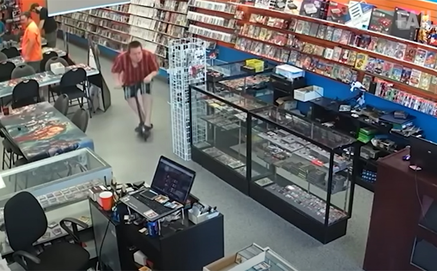 Κάμερες ασφαλείας καταγράφουν απίθανες στιγμές και ατυχήματα