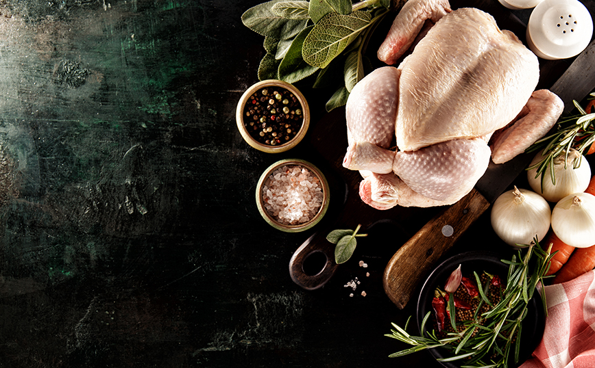 Ωμό κοτόπουλο Ωμό κοτόπουλο