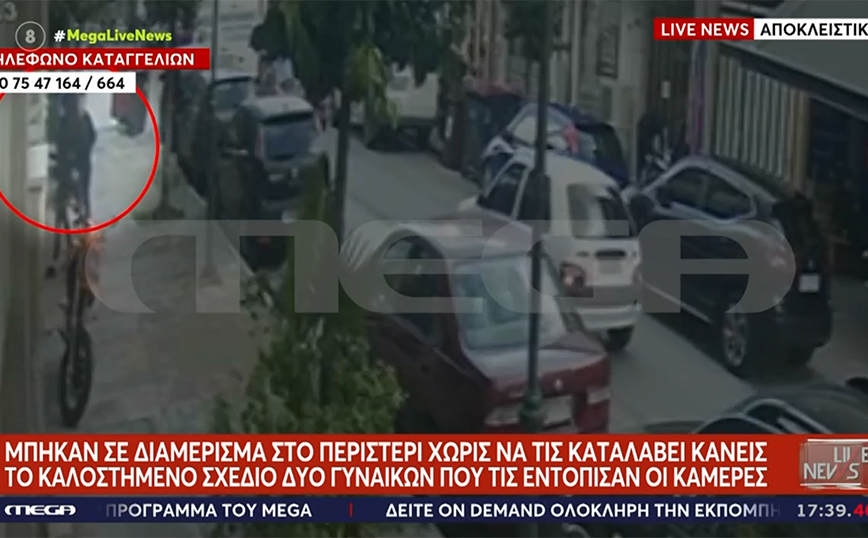 Περιστέρι: Βίντεο με συμμορία που «αδειάζει» σπίτια &#8211; «Είπαν ότι μπήκαν για να πουλήσουν χαρτομάντιλα»