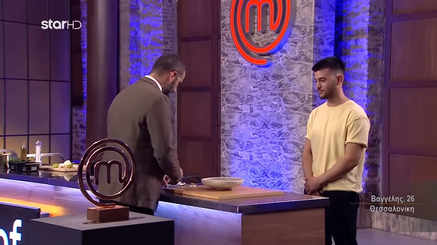 MasterChef: «Συγγνώμη, κόπηκες» είπε ο Κουτσόπουλος στον Σερραίο φουλ ερωτευμένο «τσάκαλο» που «άδειασε» τους κριτές