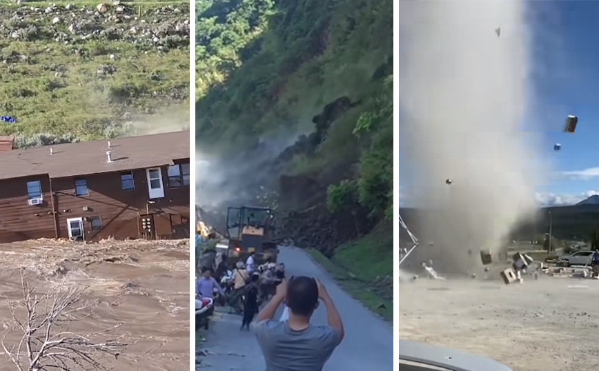 Όταν συναντάς πρόσωπο με πρόσωπο τη φύση σε στιγμή που είναι αγριεμένη