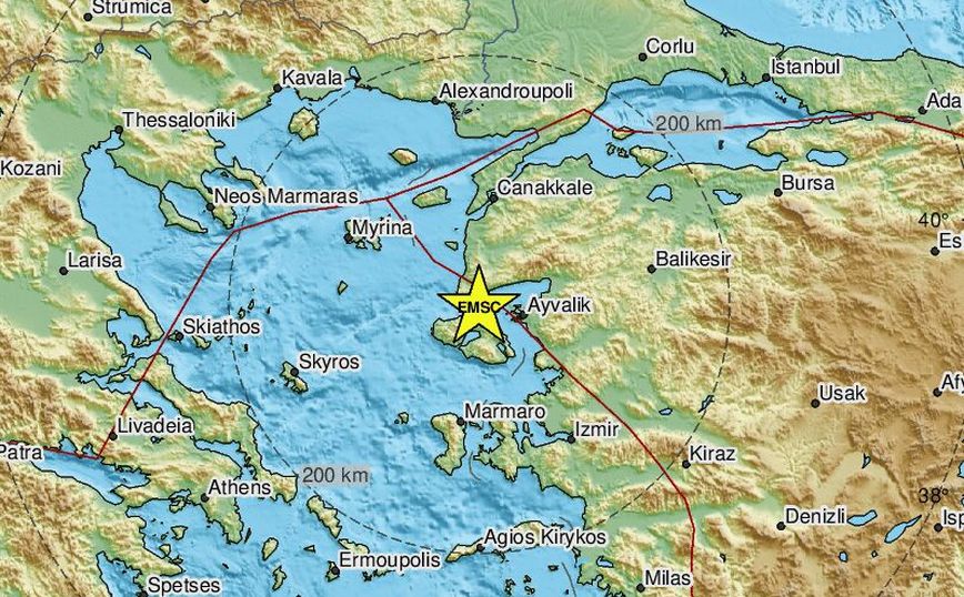 Ισχυρός σεισμός ταρακούνησε τη Λέσβο