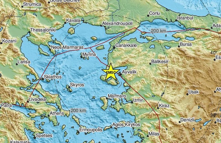 Νέος ισχυρός σεισμός ταρακούνησε τη Λέσβο