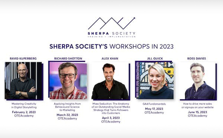 Κατακτήστε την κορυφή με τα Workshops της Sherpa Society