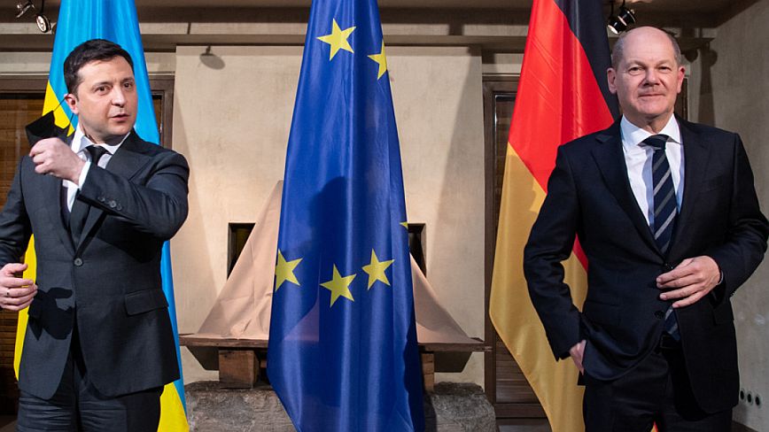 Ουκρανία: Ο Ζελένσκι ευχαρίστησε το Βερολίνο για την αμυντική βοήθεια που συμφώνησε να παράσχει στη χώρα του