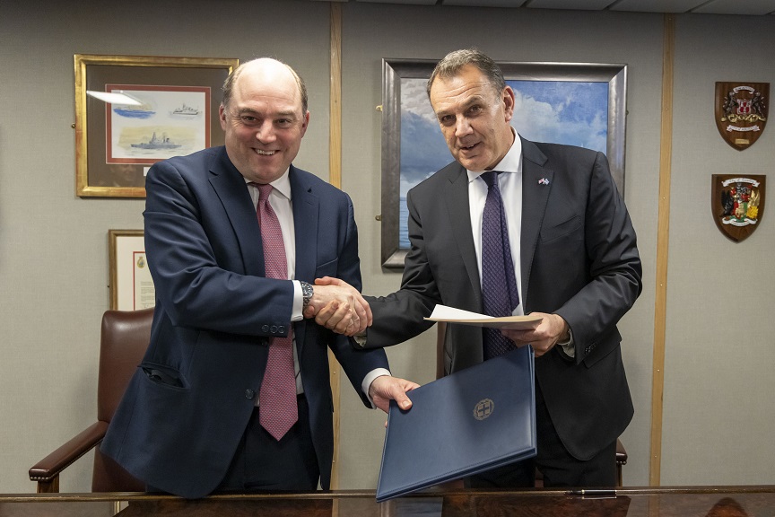 Νίκος Παναγιωτόπουλος: Υπεγράφη η Διακήρυξη Αμυντικής Συνεργασίας Ελλάδας – Ηνωμένου Βασιλείου