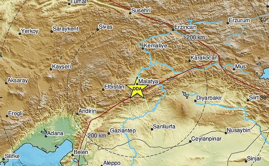 Ακόμη ένας ισχυρός σεισμός ταρακούνησε την Τουρκία