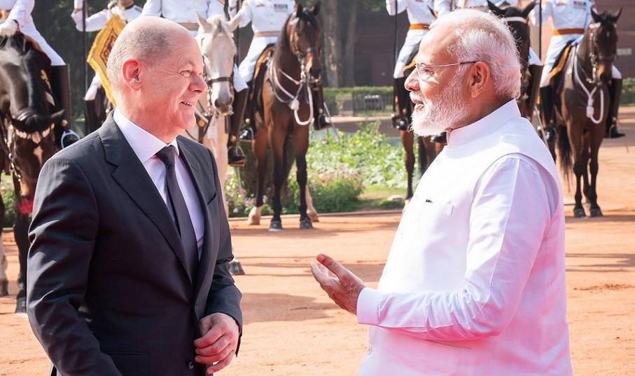 Σολτς: Ινδία και Γερμανία έχουν πολύ καλές σχέσεις και θέλουν να τις εμβαθύνουν
