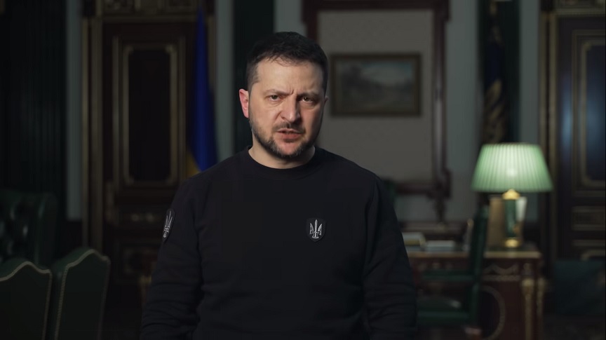 Βολοντίμιρ Ζελένσκι: Ας φωνάξουμε όλοι μαζί «δόξα στην Ουκρανία»