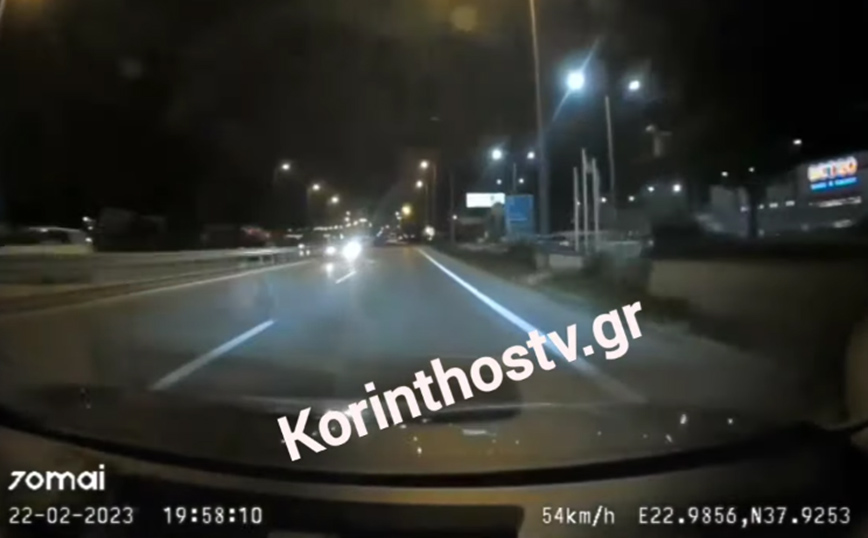 Οδηγός μπήκε ανάποδα στην παλιά Αθηνών-Κορίνθου – Δείτε βίντεο