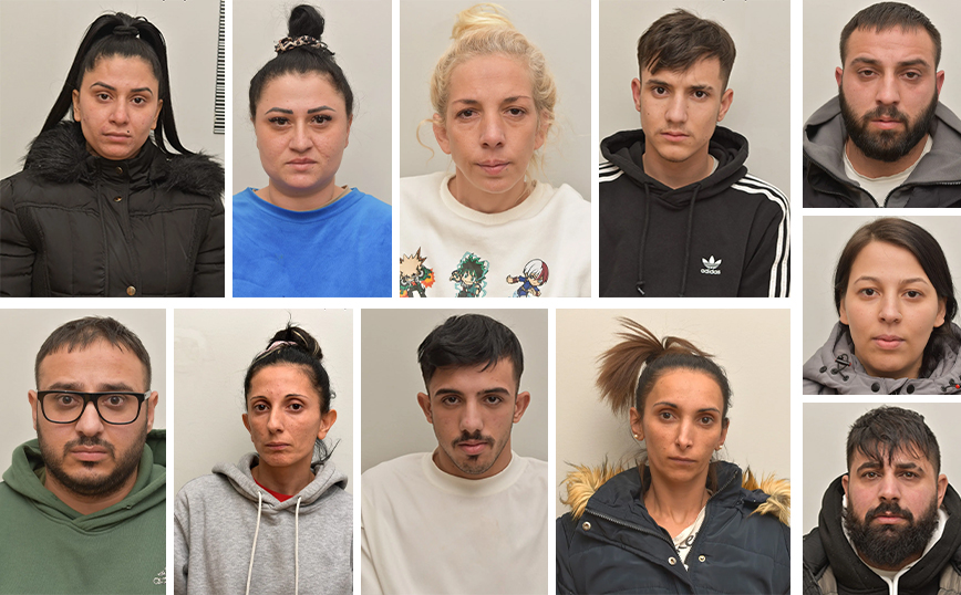 Αυτοί είναι οι 11 της εγκληματικής οργάνωσης που έκλεβε σχεδόν σε όλη την Ελλάδα