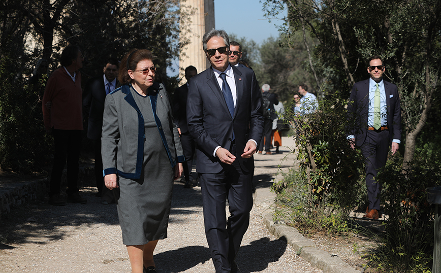 Επίσκεψη του Άντονι Μπλίνκεν στην Αρχαία Αγορά Επίσκεψη του Άντονι Μπλίνκεν στην Αρχαία Αγορά