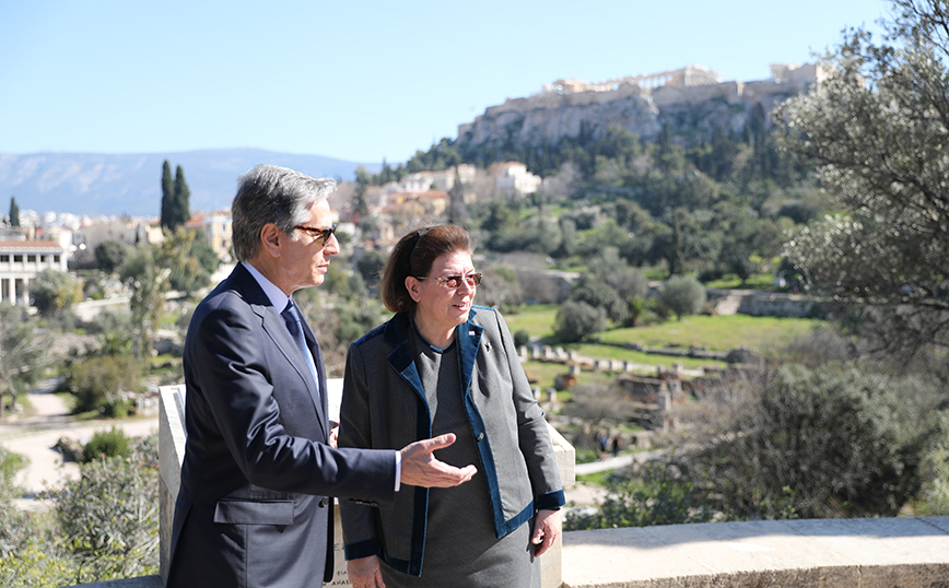 Επίσκεψη του Άντονι Μπλίνκεν στην Αρχαία Αγορά Επίσκεψη του Άντονι Μπλίνκεν στην Αρχαία Αγορά