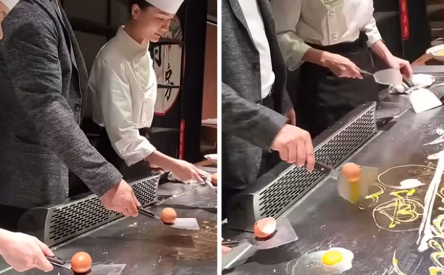 Λίγες φορές ένα αυγό προκαλεί τέτοιο θέαμα