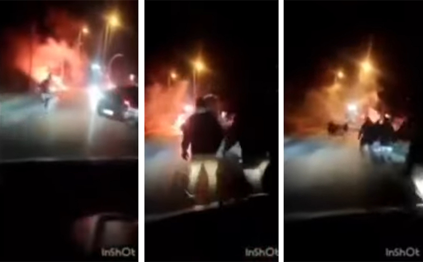 Επεισόδια ανάμεσα σε οπαδούς του Ολυμπιακού και της ΑΕΚ στον Κορυδαλλό – Δείτε βίντεο