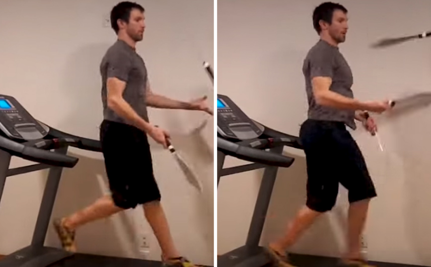 Το πιο δύσκολο που έχεις δει τελευταία  πάνω σε διάδρομο γυμναστικής