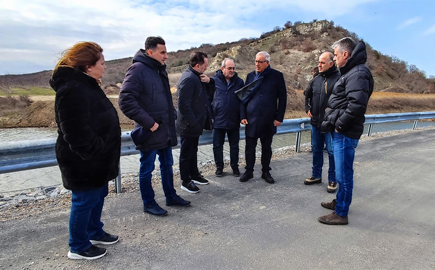 Στην Αλεξανδρούπολη ο Μιχάλης Σταυριανουδάκης: Αυτοψία στα έργα αποκατάστασης των καταστροφών του 2021