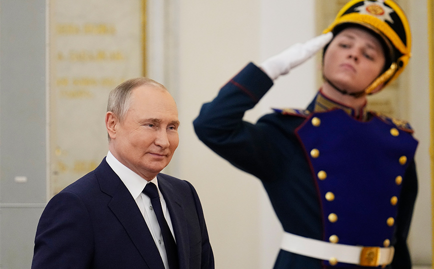 O Πούτιν ενημερώνει την ελίτ της Ρωσίας για τον πόλεμο στην Ουκρανία