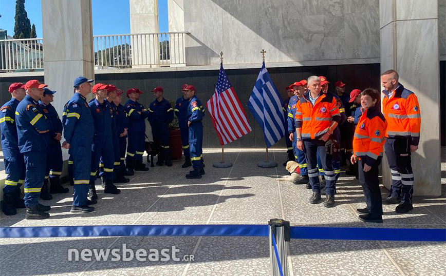 Στην πρεσβεία των ΗΠΑ άνδρες της ΕΜΑΚ και του ΕΚΑΒ που είχαν μεταβεί στην Τουρκία &#8211; Θα συναντηθούν με τον Μπλίνκεν