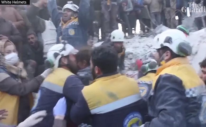 Σεισμός στη Συρία: Οικογένεια βγήκε ζωντανή από τα συντρίμμια &#8211; Ξέσπασαν σε ζητωκραυγές οι διασώστες