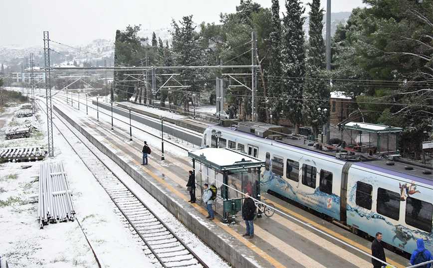 Κακοκαιρία Μπάρμπαρα: Τα δρομολόγια της Hellenic Train που ακυρώνονται σήμερα