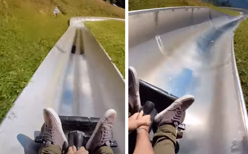 Μάλλον η πιο ξεχωριστή τσουλήθρα που θα είχες κάνει στη ζωή σου