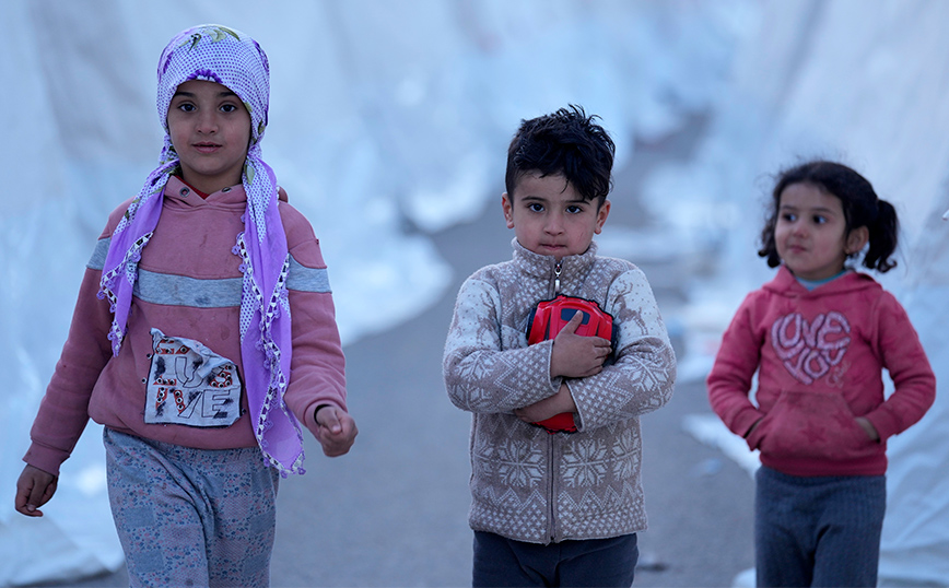Σεισμοί σε Τουρκία και Συρία: Επλήγησαν πάνω από επτά εκατομμύρια παιδιά