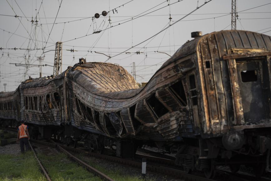 Πόλεμος στην Ουκρανία: Η Ρωσία υποστηρίζει ότι έθεσε εκτός λειτουργίας μέρος του σιδηροδρομικού δικτύου