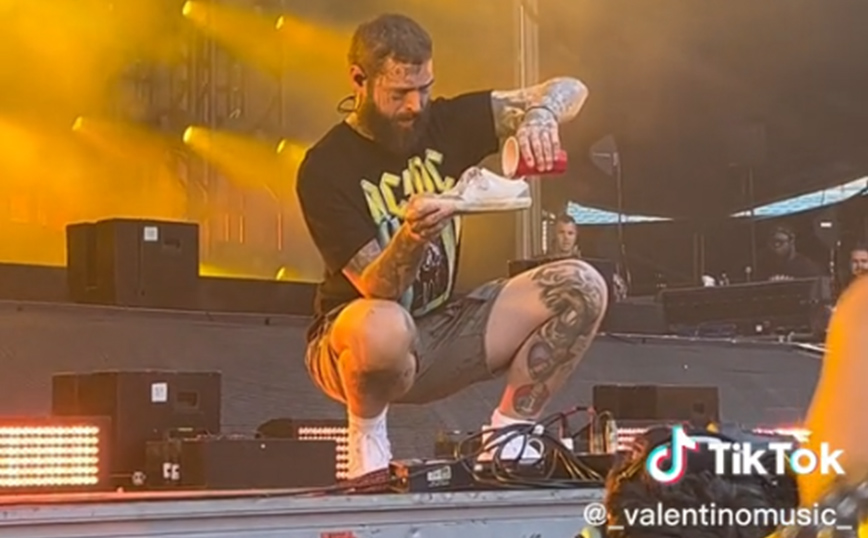 Post Malone: Σόκαρε τους θαυμαστές του με την εμφάνισή του στο Σίδνεϊ – «Νευρικός και υπό την επήρεια ναρκωτικών»
